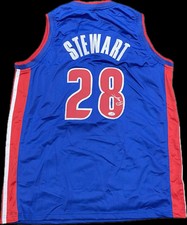 Isaiah Stewart Signed Detroit Pistons Jersey PSA