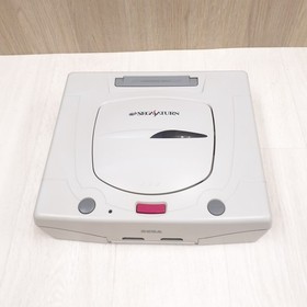Sega Saturn Console Japan White With 2 Controllers 6 Games Fighting Vipers  VF2