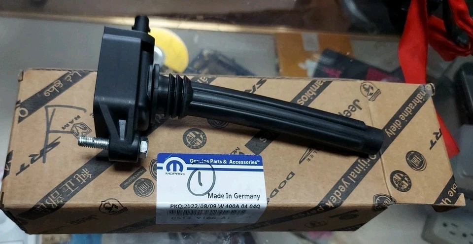 Bobina de ignição Mopar Chrysler Dodge Jeep 3.2L 3.6L V6 5149168AJ ORIGINAL DO FABRICANTE NOVO - Imagem 2 de 4