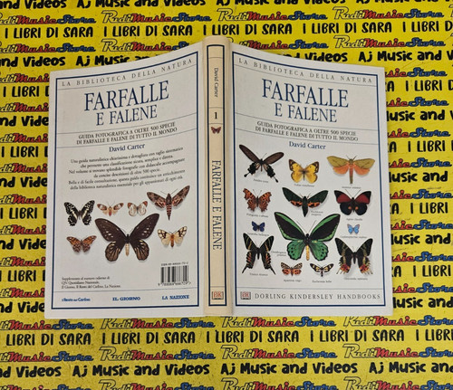 Buch Buch SCHMETTERLINGE UND MOTTEN Fotoführer DAVID CARTER 2003 DR DORLING (B43)