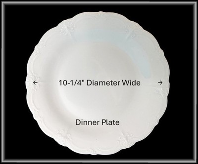 Tirschenreuth (Hutschenreuther) Baronesse White 7 Piece Setting (5