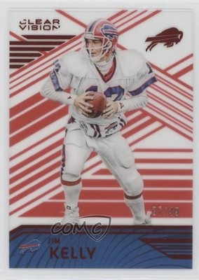 2016 Panini Clear Vision Red 27/49 Jim Kelly #78 HOF 0hj0