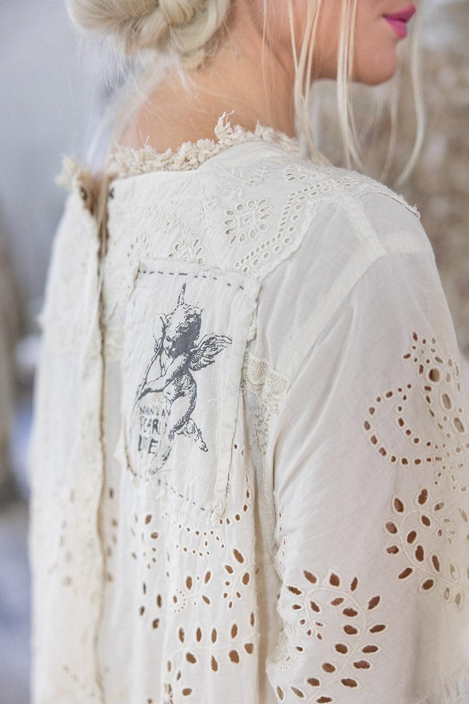 "Magnolia Pearl🩷SOLD OUT 🩷Eyelet Heeren Dress NWT Reversible front to back image 10