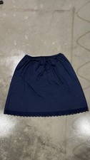 Vintage 1950  s Deena Navy Blue Nylon Half Slip Women  s Size Large Style 2190S