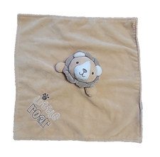 Baby Starters Lion Little Roar Baby Lovey Security Blanket Rattle Satin Plush
