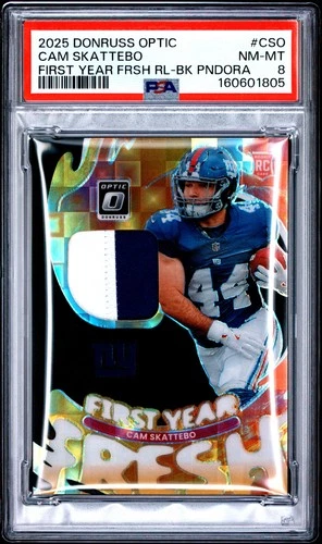2025 Donruss Optic Cam Skattebo Base (RAW)