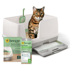 Purina Tidy Cats Breeze Bigger Cat Litter Box System Kit XL Pads Pellet