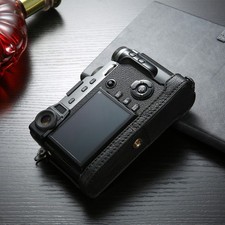 New Handmade Genuine PULeather Half Camera Case Bag Cover For Fujifilm X-PRO2