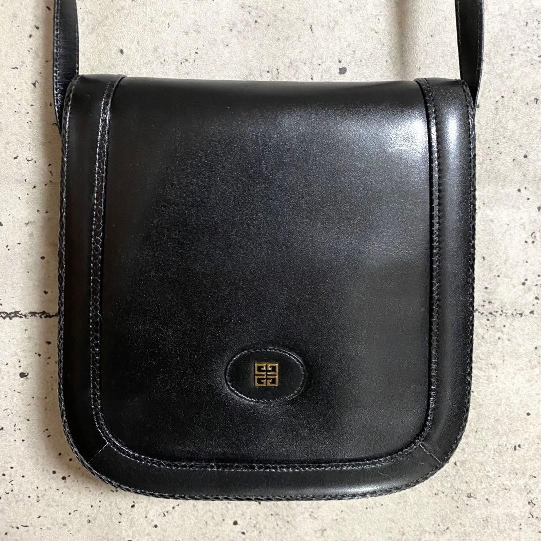 Givenchy Shoulder Bag Leather Black Authentic F0210423 thumbnail 14