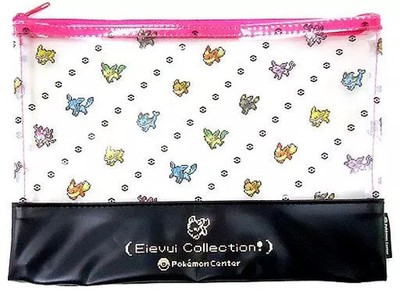 EIEVUI DOT COLLECTION Clear Flat Pouch Original Japan Pokemon Center 2019