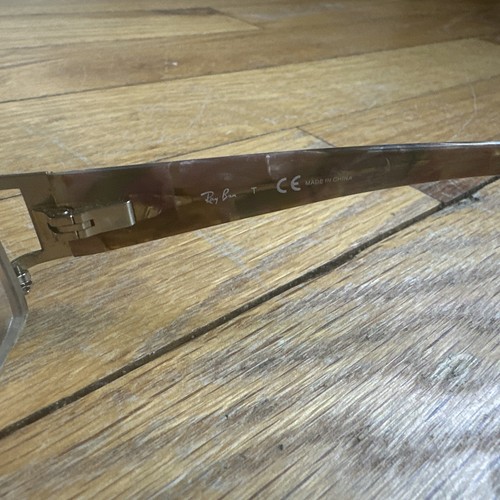 Ray Ban RB6207 2501 Brown Blue Rectangle Eyeglasses 52 16 135 mm FRAMES ONLY - Picture 7 of 19
