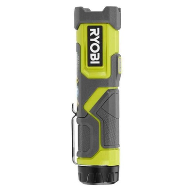 #ad RYOBI USB Lithium Cordless Compact LED Flashlight Kit w 2.0 Ah Battery amp; Cable $34.98