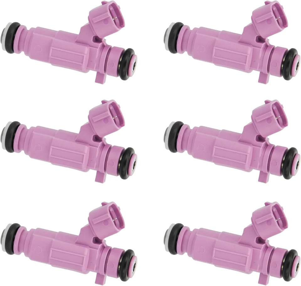 6 件原始设备制造商燃油喷射器适用于 2003-05 起亚索伦托现代圣达菲 3.5L 35310-38010 — 第 3/4 张图片