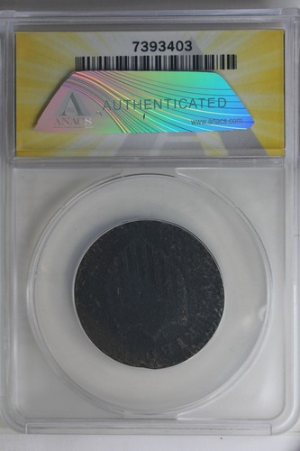 1787 .01 COPPER ANACS F12 DETAILS NEW JERSEY CORRODED - Picture 2 of 2