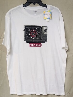 NWT! Cabana by Crown & Ivy t-shirt with Vintage TV print/Size L
