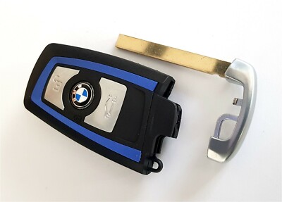 Guscio BLU CHIAVE 3-Tasti BMW Serie 1 2 3 4 5 6 7, F20 F30 F31 F32 X1 X5 - Foto 6