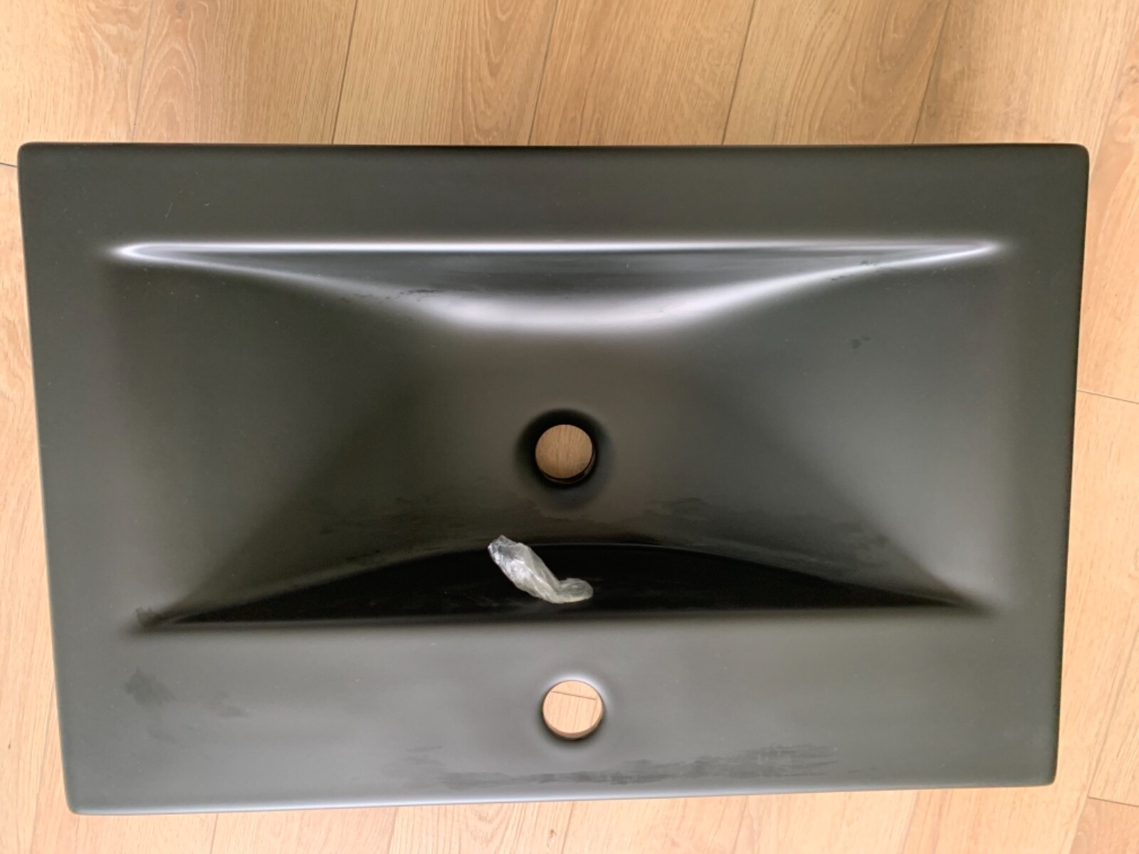 Arezzo 610x 395 mm, rectangular inset bathroom sink, matt black | eBay UK