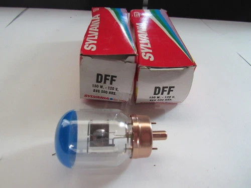 DFF 150W 120V Photo Projection LIGHT BULB Studio LAMP Projector Lot of 2 New!!