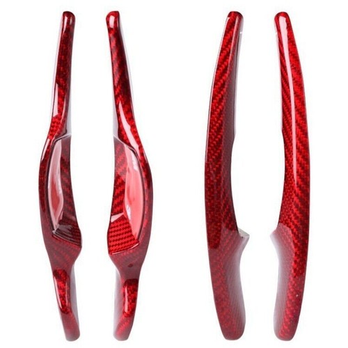 Carbon Fiber Car Steering Wheel Shifter Paddle For VW Tiguan Touron CC Teramont - Picture 6 of 6