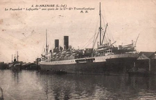 CARTE POSTALE - SAINT-NAZAIRE - LOIRE-ATLANTIQUE - 44 - PAQUEBOT LAFAYETTE