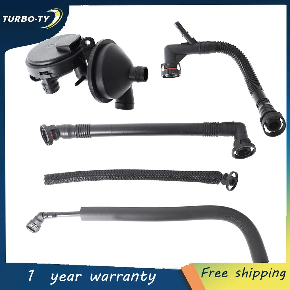 Kit de 5 peças mangueiras respiradoras e PCV para BMW E39 E46 E60 E83 E85 11611432559 - Imagem 4 de 4