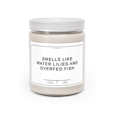 Funny Koi Pond Owner Candle - Gift for Koi Lover
