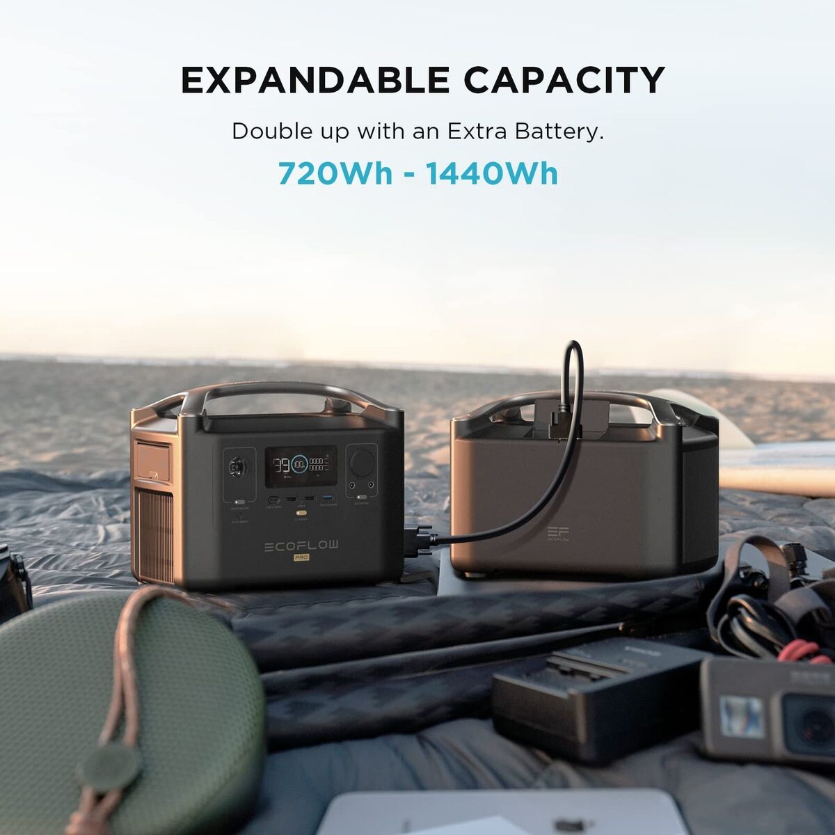 EcoFlow RIVER Pro Portable Power Station 720Wh Generator EcoFlow RIVER Pro Portable Power Station 720Wh Generator