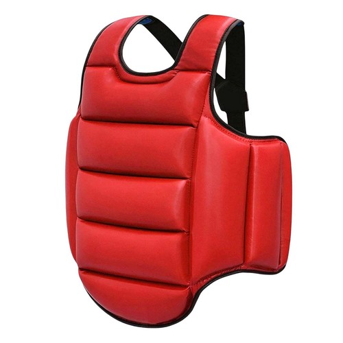 Taekwondo Protector Vest Martial Arts Muay Thai Sanda Mma Karate Chest Guard - Picture 50 of 116