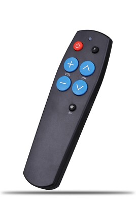 Universal Big Button Easy Simple TV Fernbedienung für ältere Senioren, Lernen