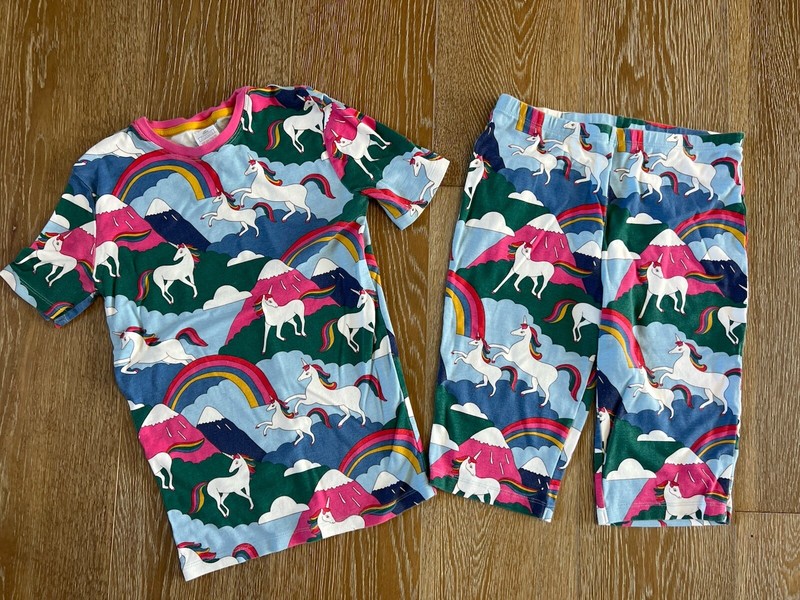 Mini Boden Girls Unicorn Pajama Size 14 