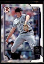 2015 Bowman Draft Parker French #19 Colorado Rockies
