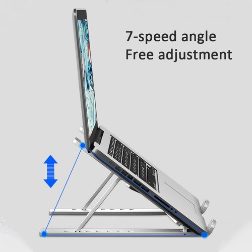Adjustable Folding Cooling Laptop Stand Notebook Bracket Portable Tablet Holder - Picture 9 of 12