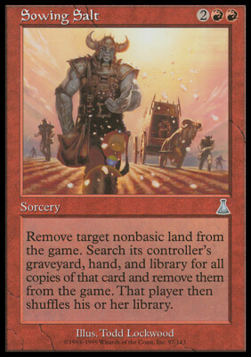Magic the Gathering MTG Sowing Salt (97) Urza's Destiny   MP