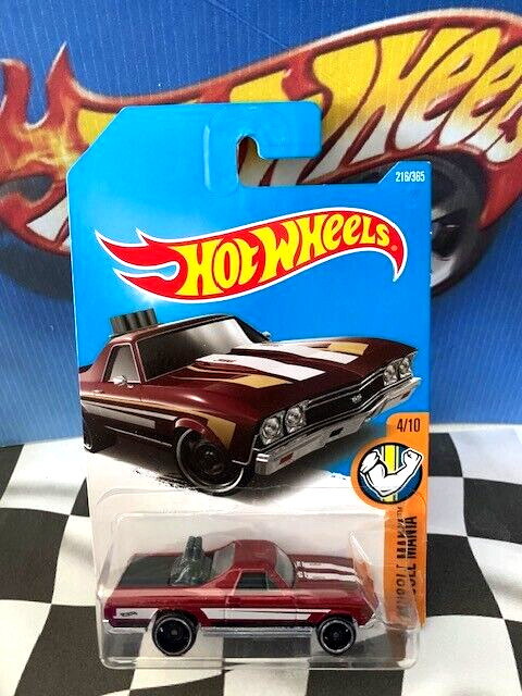 Hot Wheels 2017 HW Muscle Mania 4/10 216 '68 El Camino RED DD8