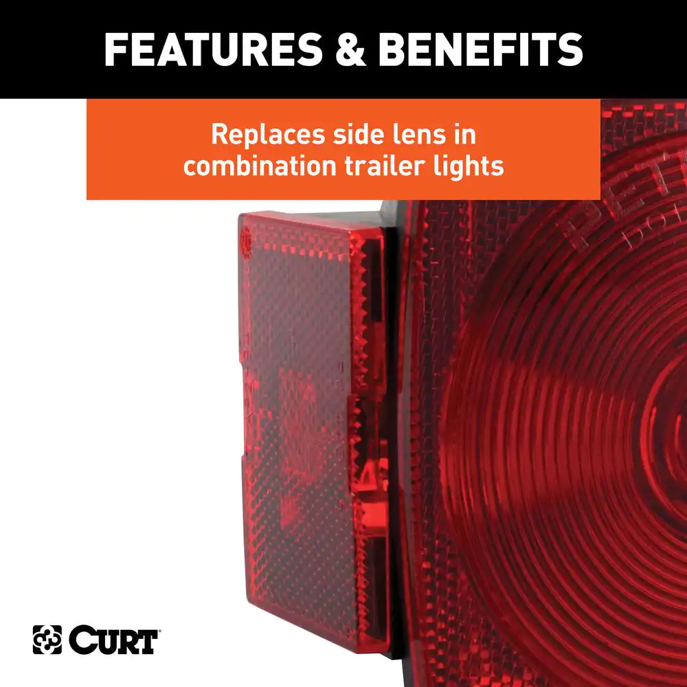 Replacement Red Side Trailer Light Lens for Reflectors and Markers eBay