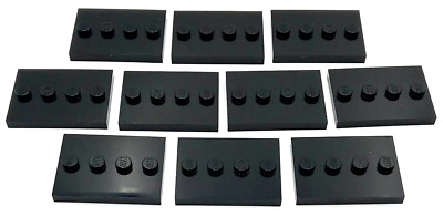Lego 10 New Black Tiles 3 x 4 Series 19 20 21 22 23 24 Display Stands w/ Studs