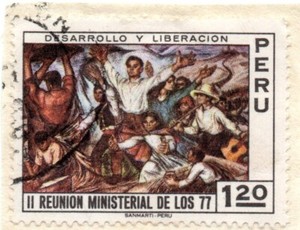 The 77 Group's 2nd Ministerial Meeting S/. 3.50, Perú 1971, used, accept offers