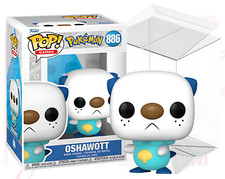 POKEMON FUNKO POP GAMES 886 Oshawott Figura Vinilo con Protector PVC Transparente