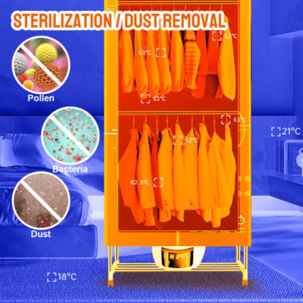 Air Blower Heated Clothes Dryer Home Decoration Washing Laundry Airer