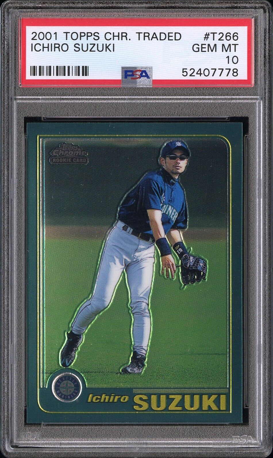 Ichiro Suzuki 2001 Topps Chrome Traded #T266 Base Price Ichiro Suzuki 2001 Topps Chrome Traded #T266 Base Price