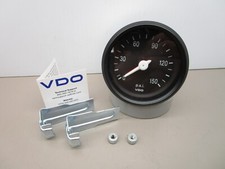 Vdo 151-12-1r Dual Indicator Air Brake Tank Pressure Gauge 3 Double Dial