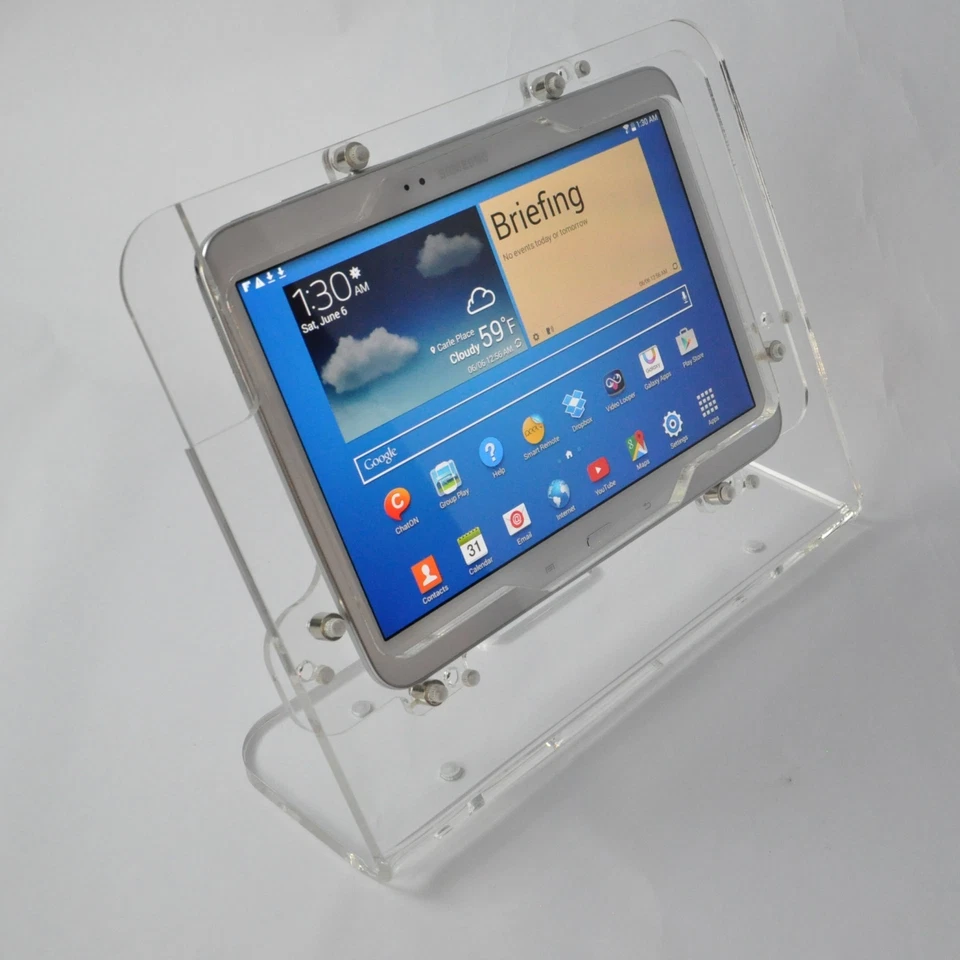 Tablet Acrylic Anti-Theft Security EZ Desktop Stand for Store Display Kiosk POS  - Image 3 of 4