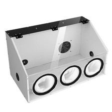 Grinding Dust Hood Box Jewelry Engraving Table Polisher Dust Proof Cover Fan LED