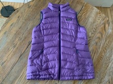 PATAGONIA purple down vest/kids xxl 16-18