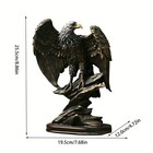 Eagle Statue Resin Ornament Home Office Decor Symbol of Wealth Freedom Power