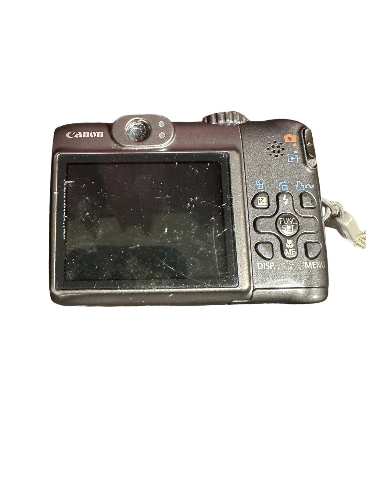Canon PowerShot A590 IS 8MP Digital Camera 4x Optical Zoom Gray eBay