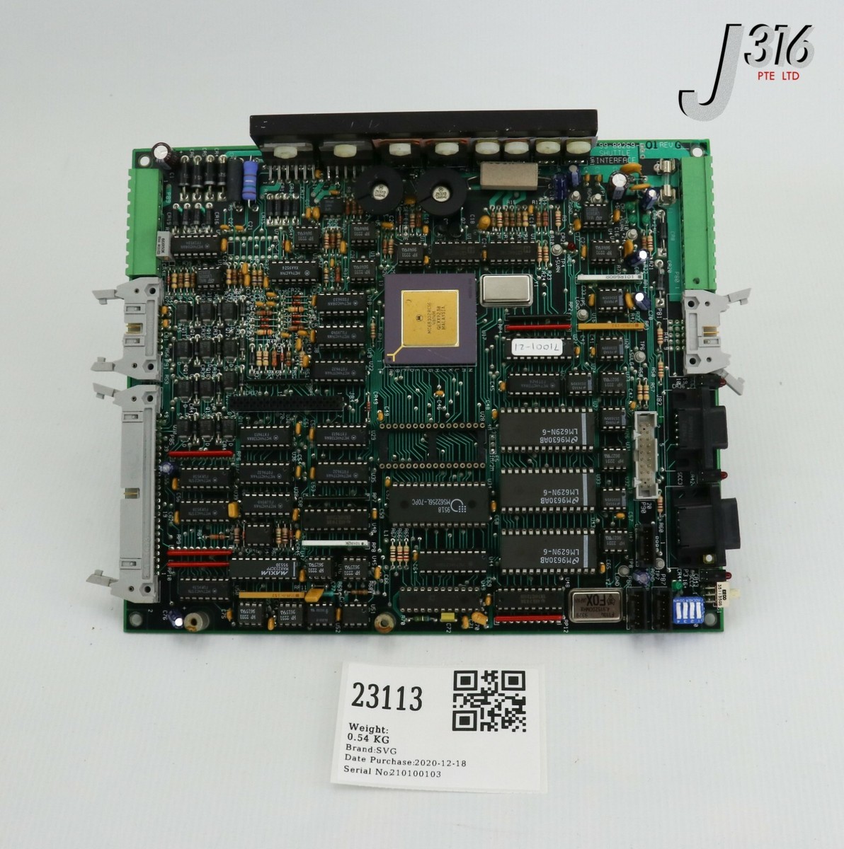 23113 SVG PCB, 90S SHUTTLE INTERFACE CONTROL 99-80269-01 | eBay