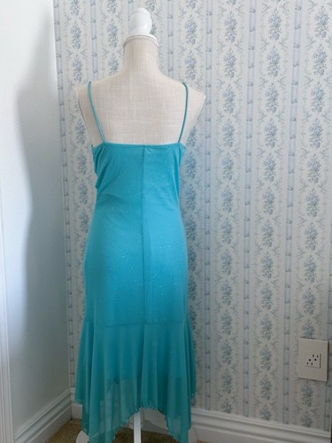 Vintage blue Sparkly Taboo Dress - Picture 5 of 6