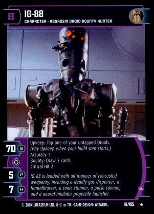 IG-88 (A) - Rogues and Scoundrels - Star Wars TCG - Picture 1 of 1