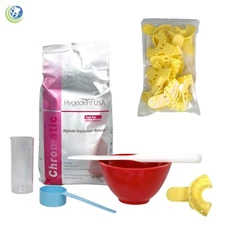 Grillz Gold & Silver Teeth Custom Mold Impression Material W/ 12 Lower Trays Kit